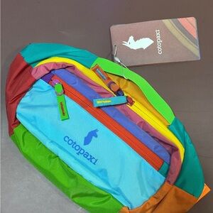 Cotopaxi Colorful Hip Pack with Blue and Green